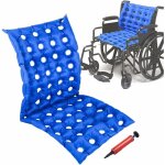 Csparkv - 102x48cm coussin de sige gonflable pour fauteuil roulant avec dossier complet, coussin de ...