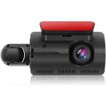 1296p dvr dash camera voiture, front & inside dual camera voiture dashcam enregistreur de conduite avec ...