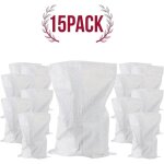 15 sacs  gravats 75 litres, 57 x 97 cm, 55 kg dchets de chantiers et vgtaux rsistant et rutilisable ...