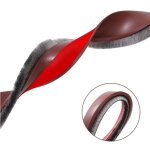 Csparkv - 2. 5cm x 1m - brun - bas de porte profil� � brosse