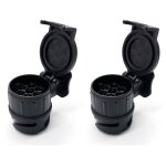 Csparkv - 2 pack adaptateur 13 broches vers 7 broches pour remorque prise 13 broches pour remorque de ...