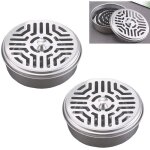 2 pièces supports en spirale de moustiques en acier inoxydable, pour bobines de moustiques, support spirale ... 2 pièces supports en spirale de moustiques en acier inoxydable, pour bobines de moustiques, support spirale ...