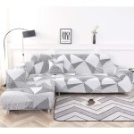 Csparkv - 3 places + 3 places)housses de canap� d'angle en forme de l, 2pcs housses de canap� sectionnelles ...