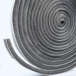 Csparkv 5m x15 mm - joint brosse non adh�sif gris coulissant bande anti poussi�re recouvrant les trous ...