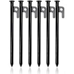 Csparkv - 6 pices)piquets de tente robustes, piquets de tente en acier forg, 30cm sardines camping ...