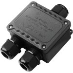 Csparkv bote de drivation tanche ip68 3 voies pour l'extrieur avec presse - toupes m25 pour petit ...