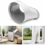 Csparkv climatiseur adaptateur de tuyau de fen�tre interface de bouche plate 15cm, adaptateur de fen�tre ...