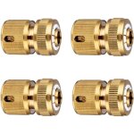 Csparkv - laiton raccord d'arrosage rapides pour tuyau, raccord d'arrosage 13 mm (1 / 2'') et 15 mm (5 ... Csparkv - laiton raccord d'arrosage rapides pour tuyau, raccord d'arrosage 13 mm (1 / 2'') et 15 mm (5 ...