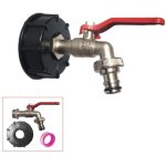 Csparkv - raccord cuve eau s60x6 - robinet alliage de zinc 16 mm