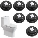 Rondelles de diaphragme de soupape, 6 pices valves  flotteur pour robinet, joint chasse deau wc, rondelles ...