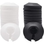 Csparkv - rosaces de radiateur en plastique, tianher 30 pices rosace radiateur cache tuyau couvercle ...