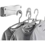 Csparkv - tendoir r�tractable de 5, 2 m avec double ligne, (argent)�tendoir mural extensible, pour chambre, ...