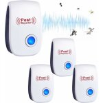 Ultrason anti moustique, 4 pack rpulsifs  ultrasons, intrieur rpulsif lectronique & rpulsif moustique ...