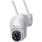 Camra de surveillance wifi extrieure ptz camra 380c blanc 360 dtection de mouvements humaine suivi ...