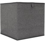 Cube de rangement 30x30x30 cm uni collection simply gris 27l