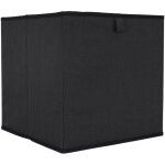 Cube de rangement 30x30x30 cm uni collection simply noir 27l