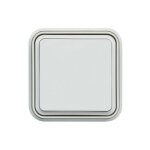 Interrupteur va - et - vient �tanche blanc encastr� 1 poste 2 modules 10a 250v ip55 s�rie cubyko hager ...
