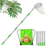 Cueille fruit telescopique cueilleur de fruits amovible perche cueille fruits cueille cerise, ramasse ...