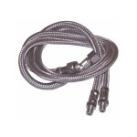 Deux flexibles fioul m�le 1 / 8' (5 / 10) x femelle 3 / 8' (12 / 17) droit �6 mm longueur 900 mm pour ...