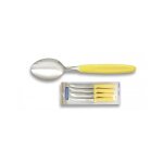 Cuillère en acier inoxydable tramontina avec mango plypropylène, taille totale 19 cm, 17331 Cuillère en acier inoxydable tramontina avec mango plypropylène, taille totale 19 cm, 17331