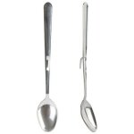 Cuill�res � confiture - cmp - en inox - crochet int�gr� - adapt�es aux rebords des pots