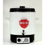 Weck - cuiseur  bocaux de conservation wat 14a pour bocaux, pot  vin chaud, 29 litres, maill