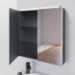 Cuisibane - armoire miroir led mirbox - 60 cm Cuisibane - armoire miroir led mirbox - 60 cm