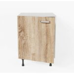 Cuisibane - meuble de cuisine bas - 60 cm - bois