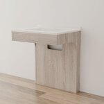 Meuble simple vasque pmr altea 70 cm - cambrian oak