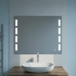 Cuisibane - miroir lumineux antibue prestige 100x80 cm