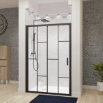 Cuisibane - paroi de douche coulissante verrière atelia 120 cm Cuisibane - paroi de douche coulissante verrière atelia 120 cm