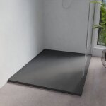 Cuisibane - receveur de douche 120x90 cm extra plat - saphir - gris anthracite