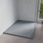Cuisibane - receveur de douche 120x90 cm extra plat - saphir - gris ciment