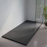 Cuisibane - receveur de douche 190x90 cm extra plat - saphir - gris anthracite