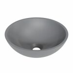 Cuisibane - vasque ronde  poser trend - gris mat