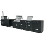 Cuisine d'ext�rieur 6 meubles avec module cuisson