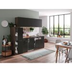 Cuisine kitchenette chêne york gris oliver 225 cm respekta Cuisine kitchenette chêne york gris oliver 225 cm respekta