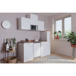 Cuisine mini - cuisine single kitchen block blanc luis 180 cm respekta