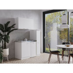 Cuisine mini - cuisine single kitchenette blanc levin 130 cm respekta