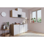 Cuisine mini - cuisine single kitchenette chne blanc luis 150 cm respekta
