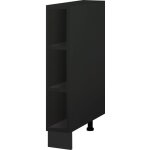 Range bouteille lovia noir mat l 15 cm