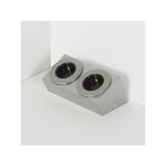 Prise cuisine barry - double prise inox bross�