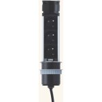 Cuisissimo - prise plan de travail sky - bloc 3 prises + 2 usb - a rtractable inox et noir