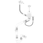Cuisissimo - vidage automatique gain de place 1 bac cuipd033 pour évier inox rikas Cuisissimo - vidage automatique gain de place 1 bac cuipd033 pour évier inox rikas
