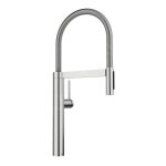 Blanco - culina s - mitigeur d'�vier avec bras flexible et douchette, acier 527463