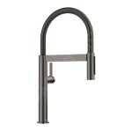 Blanco - culina s - mitigeur d'évier avec bras flexible et douchette, acier foncé 527469 Blanco - culina s - mitigeur d'évier avec bras flexible et douchette, acier foncé 527469