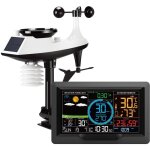 Curconsa - fj3390a station météo professionnelle multifonctionnelle, détection de la température, de ... Curconsa - fj3390a station météo professionnelle multifonctionnelle, détection de la température, de ...