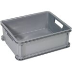 174214 bote de rangement unibox classic m empilable (l x h x p) 430 x 160 x 350 mm argent 1 pc(s) - ...