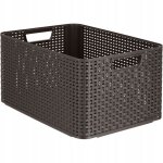 Curver - 205850 rangement style aspect rotin l deuxi�me g�n�ration polypropyl�ne chocolat