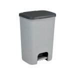 Curver 225359 essentials poubelle  pdale plastique gris / anthracite 37, 4 x 33, 1 x 55 cm 40 l 00760 ...